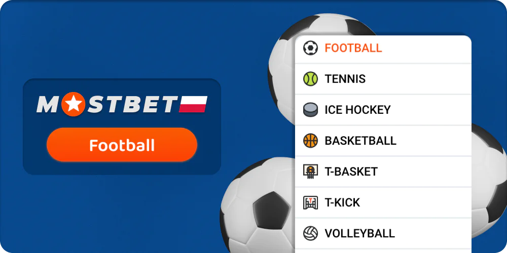 Zakłady piłkarskie dla polskich graczy w serwisie Mostbet